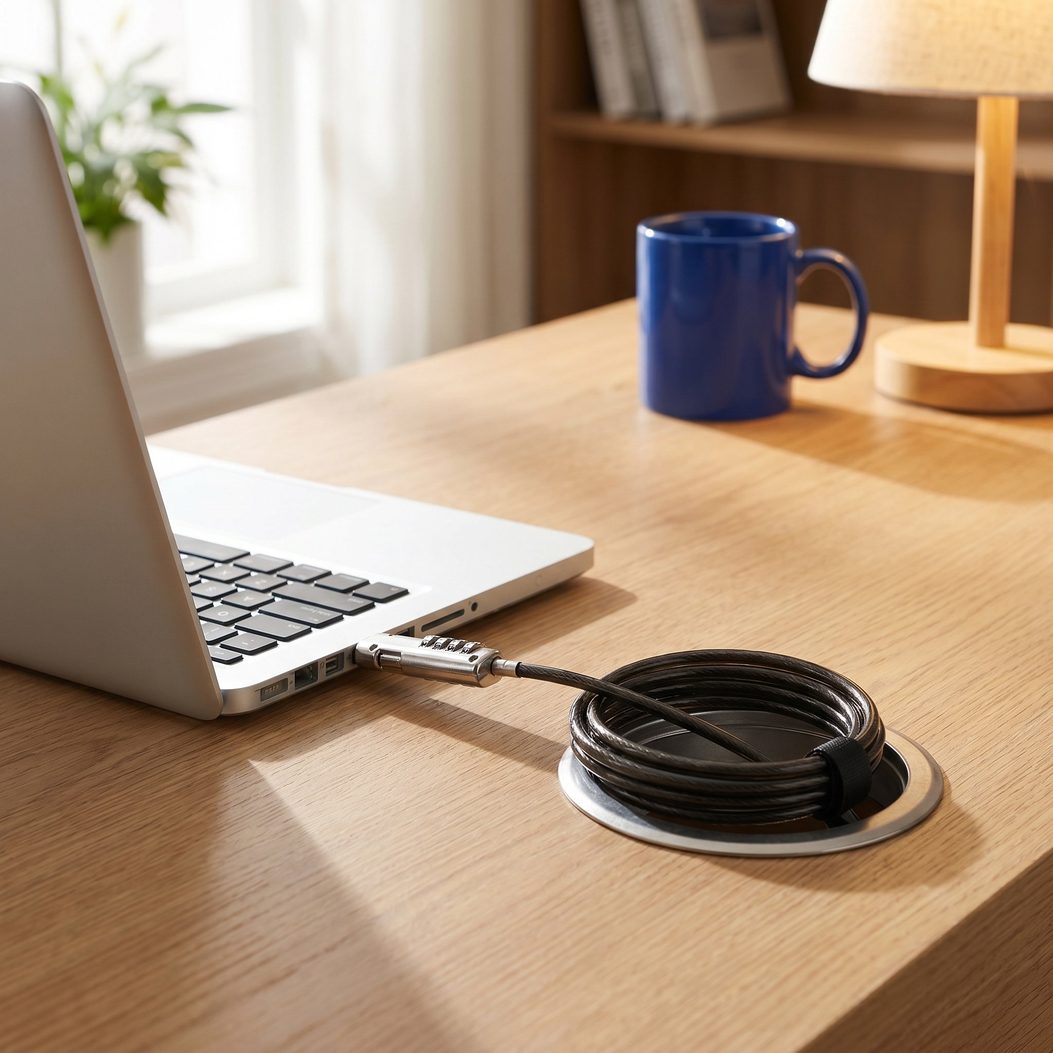 Laptop Lock Cable - Draagbaar numeriek wachtwoord slot voor laptops,