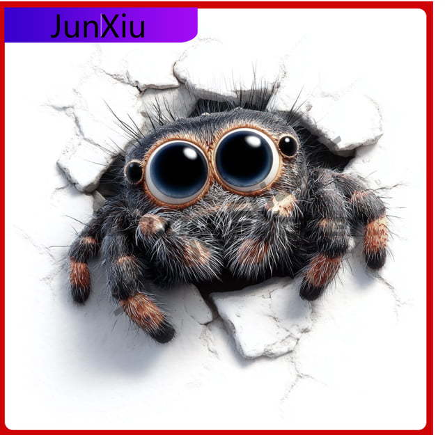 Laptop Unique Accessories - Spider 3D Wall Cracker Unieke auto-laptop