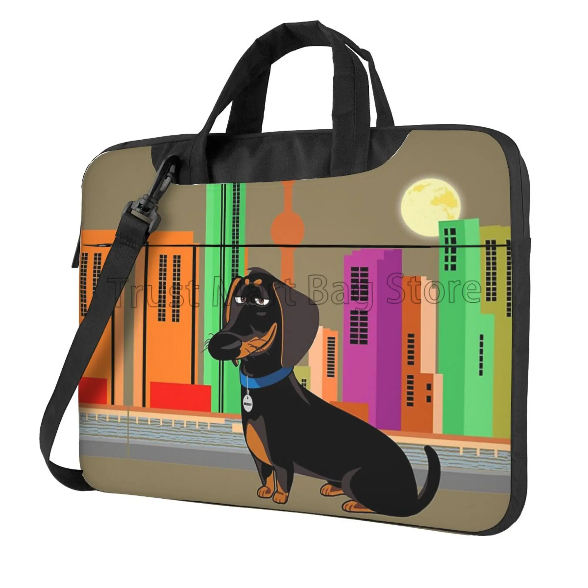 Laptop Accessories Case - Schattige Teckelprint Laptop Draagtas Notebook Ultrabook