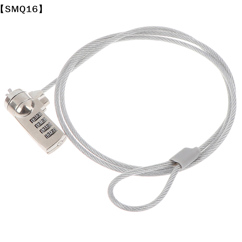 Laptop Lock Cable - 4-cijferig beveiligingswachtwoord computer slot anti-diefstal ketting