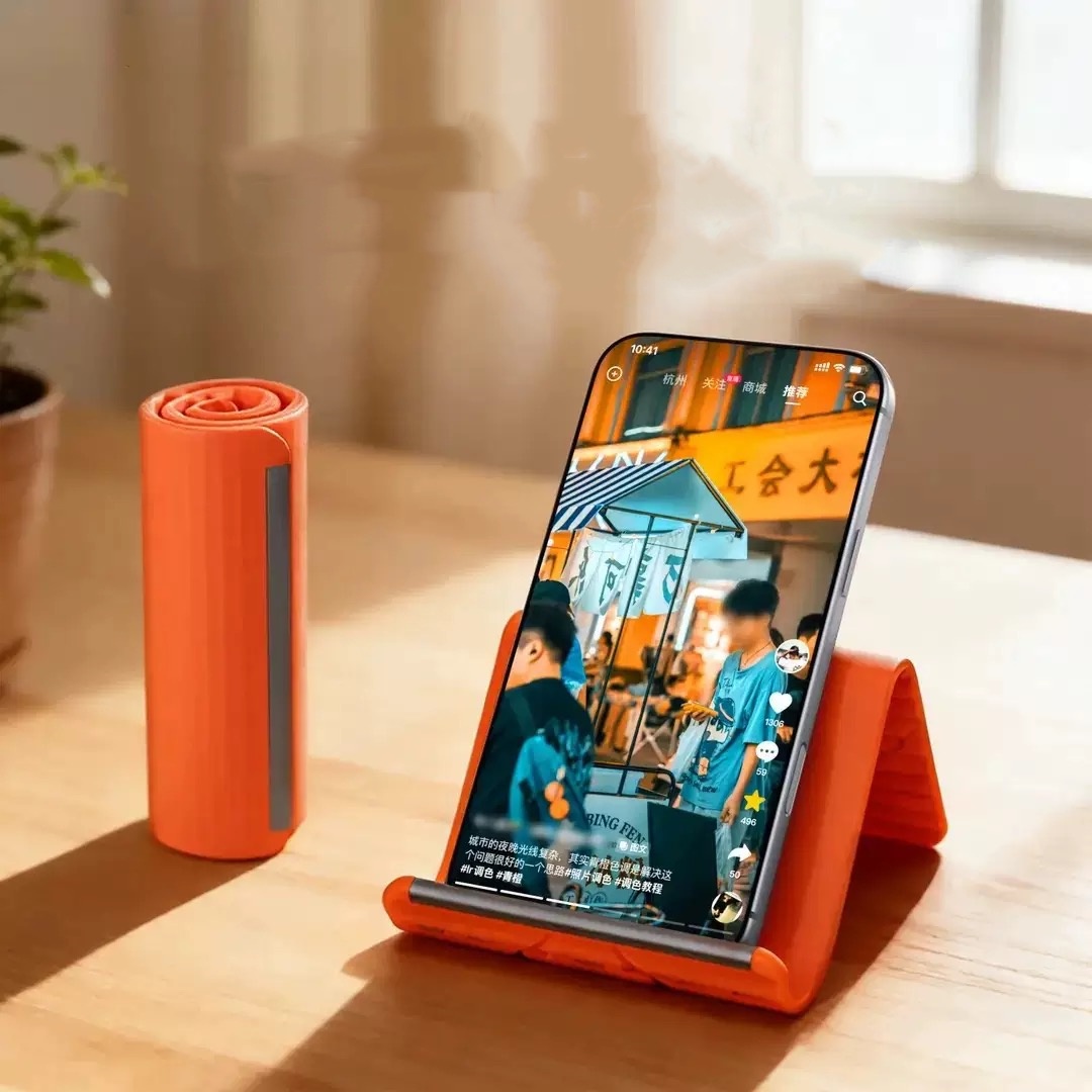 Laptop Accessories Distributor - Luie draagbare telefoonstandaard Siliconen desktop-tabletlaptophouder Creatieve