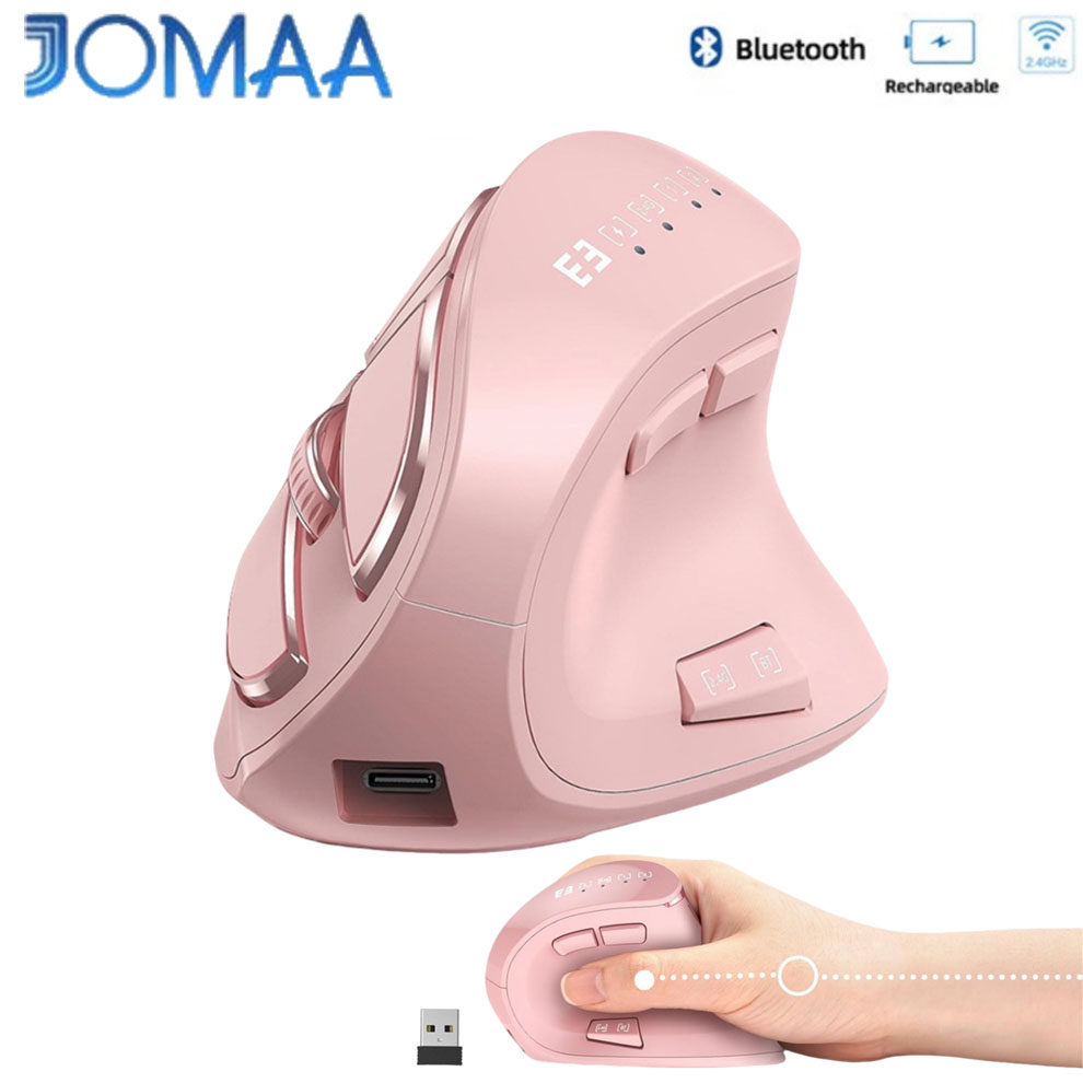 Laptop Accessories Computer - JOMAA Bluetooth draadloze ergonomische muis Oplaadbare