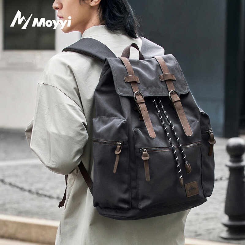 Laptop Bag Waterproof - MOYYI 27L Grote Flap Rugzak Voor