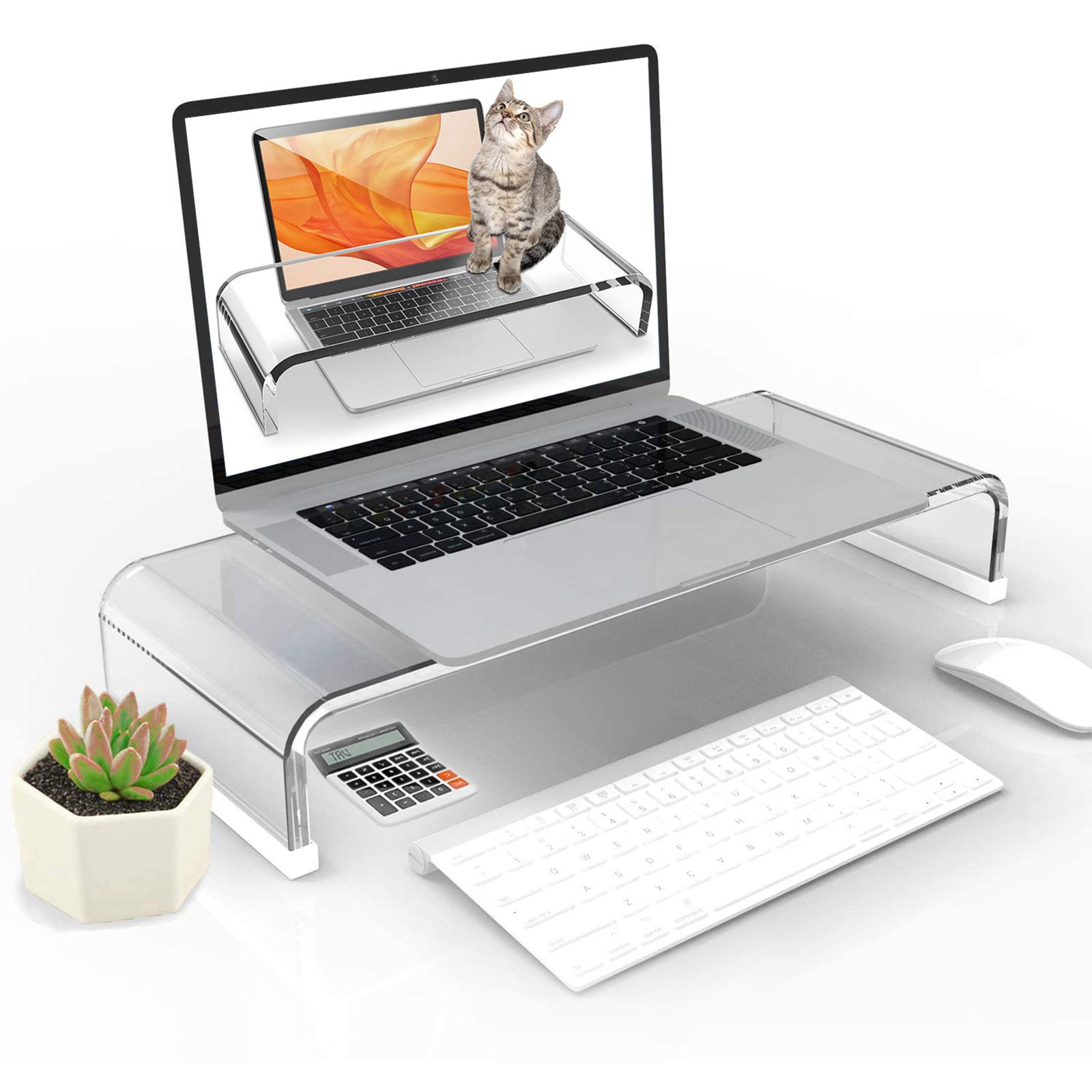Laptop Accessories Keyboard Cover - Doorzichtige Acryl Laptop Stand Robuuste Anti-Kat