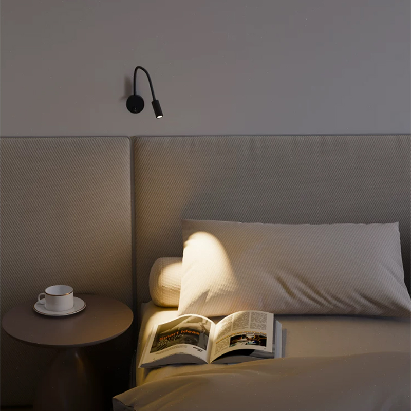 Laptop Accessories Light - Zwanenhals leeswandlamp LED 3W met schakelaar