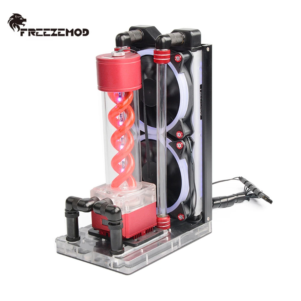 Laptop Accessories Youtube - FREEZEMOD externe laptop-waterkoelingradiatorkit, geïntegreerde waterkoelerkit met