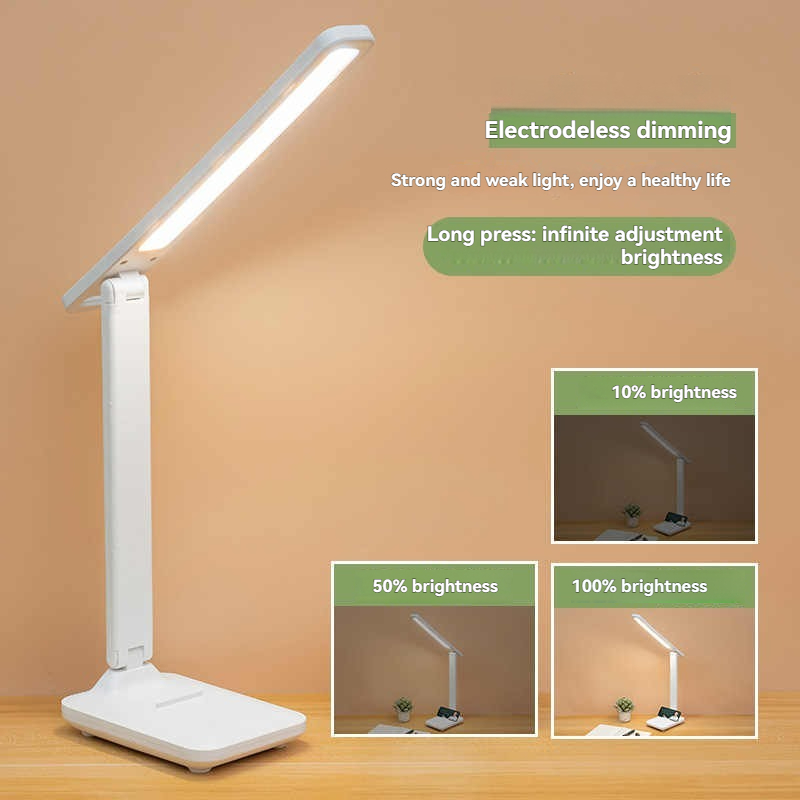 Laptop Accessories Light - Opvouwbare LED-bureaulamp, oplaadbare aanraakbediening 3 dimbare