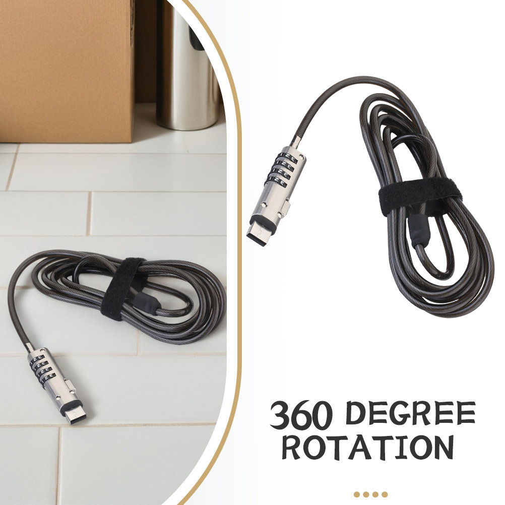 Draagbaar numeriek wachtwoord  - Laptop Lock Cable recensie en prijs