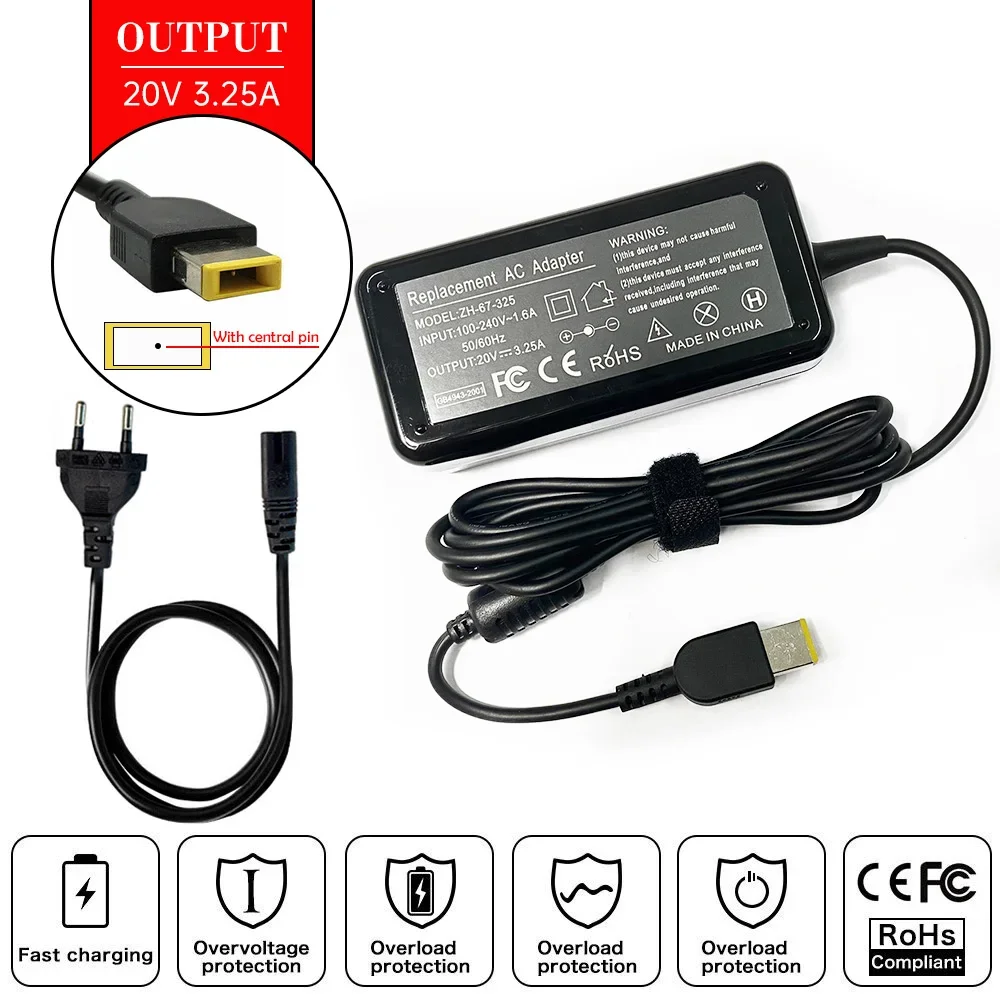 20V 3.25A Laptop AC Adapter Op - Laptop Accessories Shop recensie en prijs