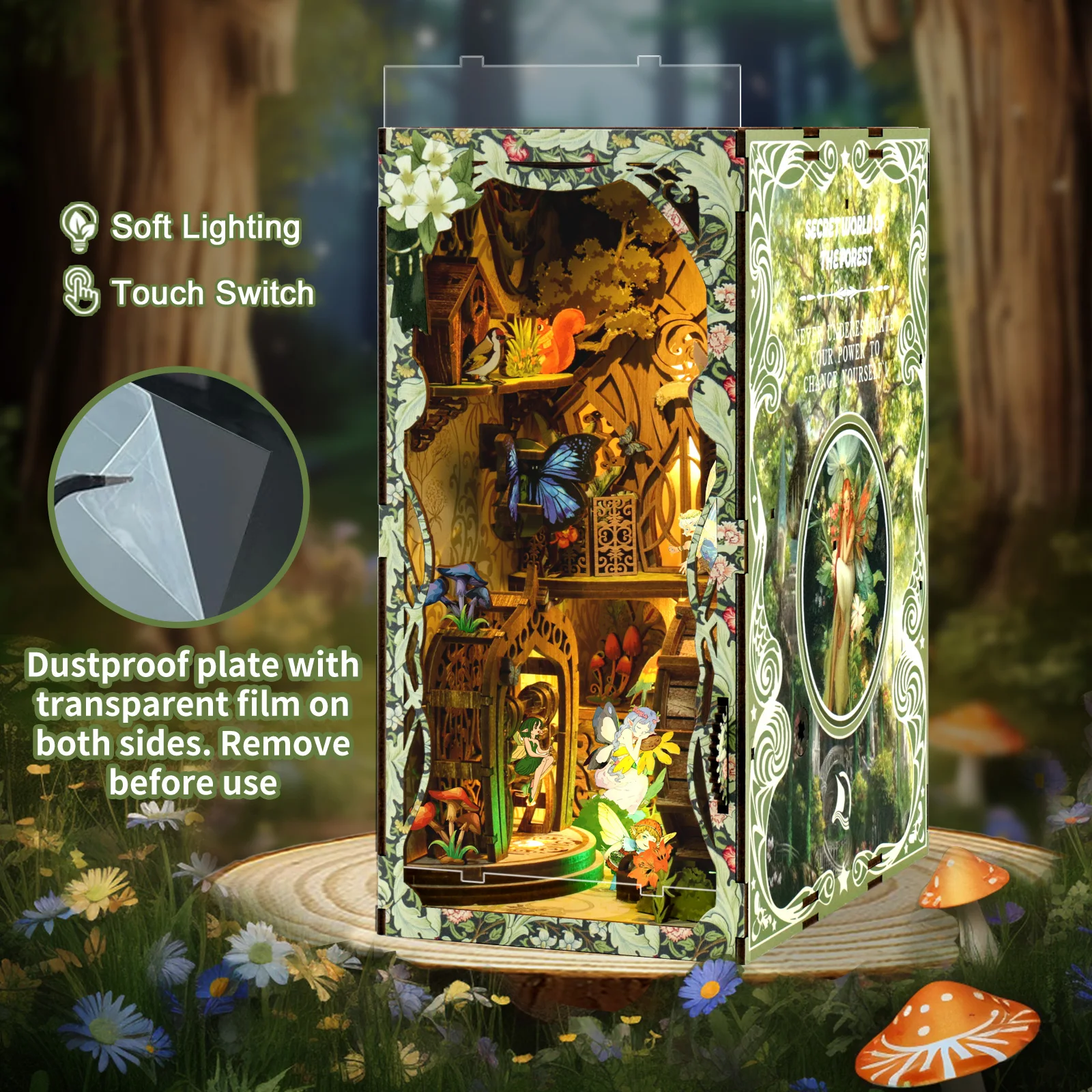 Cool DIY Book Nook Miniatuurhu - Laptop Accessories Light recensie en prijs