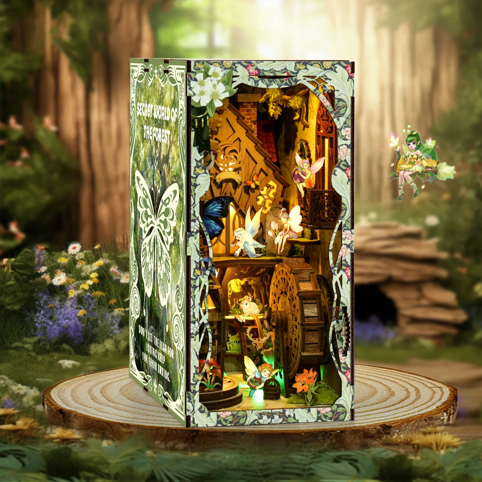 Cool DIY Book Nook Miniatuurhu - Laptop Accessories Light recensie en prijs