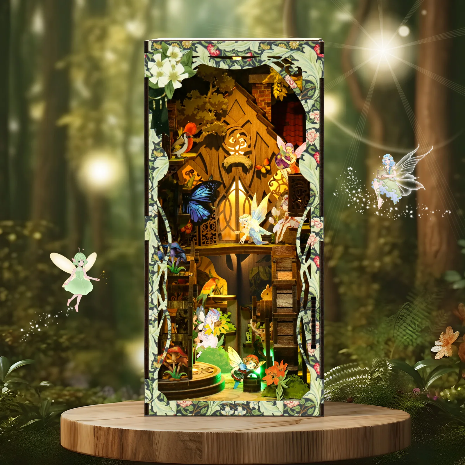 Cool DIY Book Nook Miniatuurhu - Laptop Accessories Light recensie en prijs