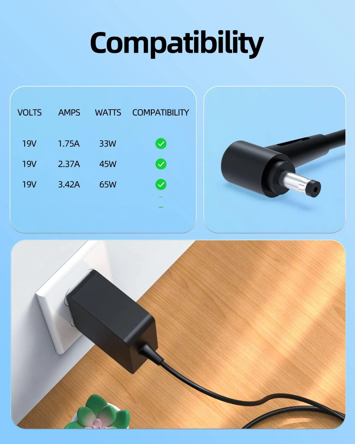 65W 19V 3.42a Laptop Ac Adapte - Laptop Accessories Shop recensie en prijs