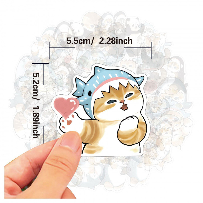Mofusand schattige stickers vo - Laptop Bag Waterproof recensie en prijs