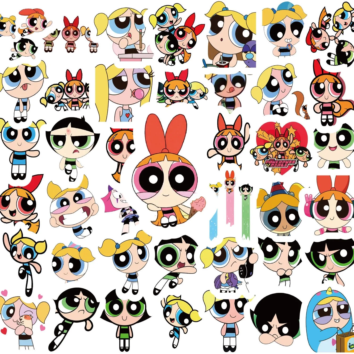 100 stuks Powerpuff Girls Stic - Laptop Bag Waterproof recensie en prijs