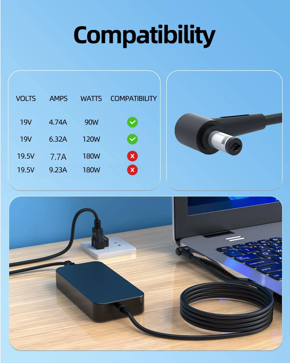 19.5V 6.32a Laptop Ac Adapter  - Laptop Accessories Shop recensie en prijs
