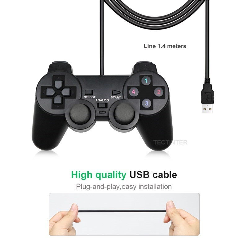 Bedrade USB PC Gaming Joystick - Laptop Accessories For Programmers recensie en prijs