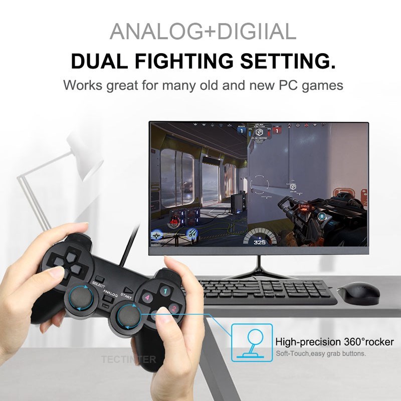 Bedrade USB PC Gaming Joystick - Laptop Accessories For Programmers recensie en prijs