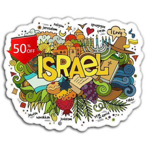 Israël Kleurrijke Retro Auto L - Laptop Unique Accessories recensie en prijs