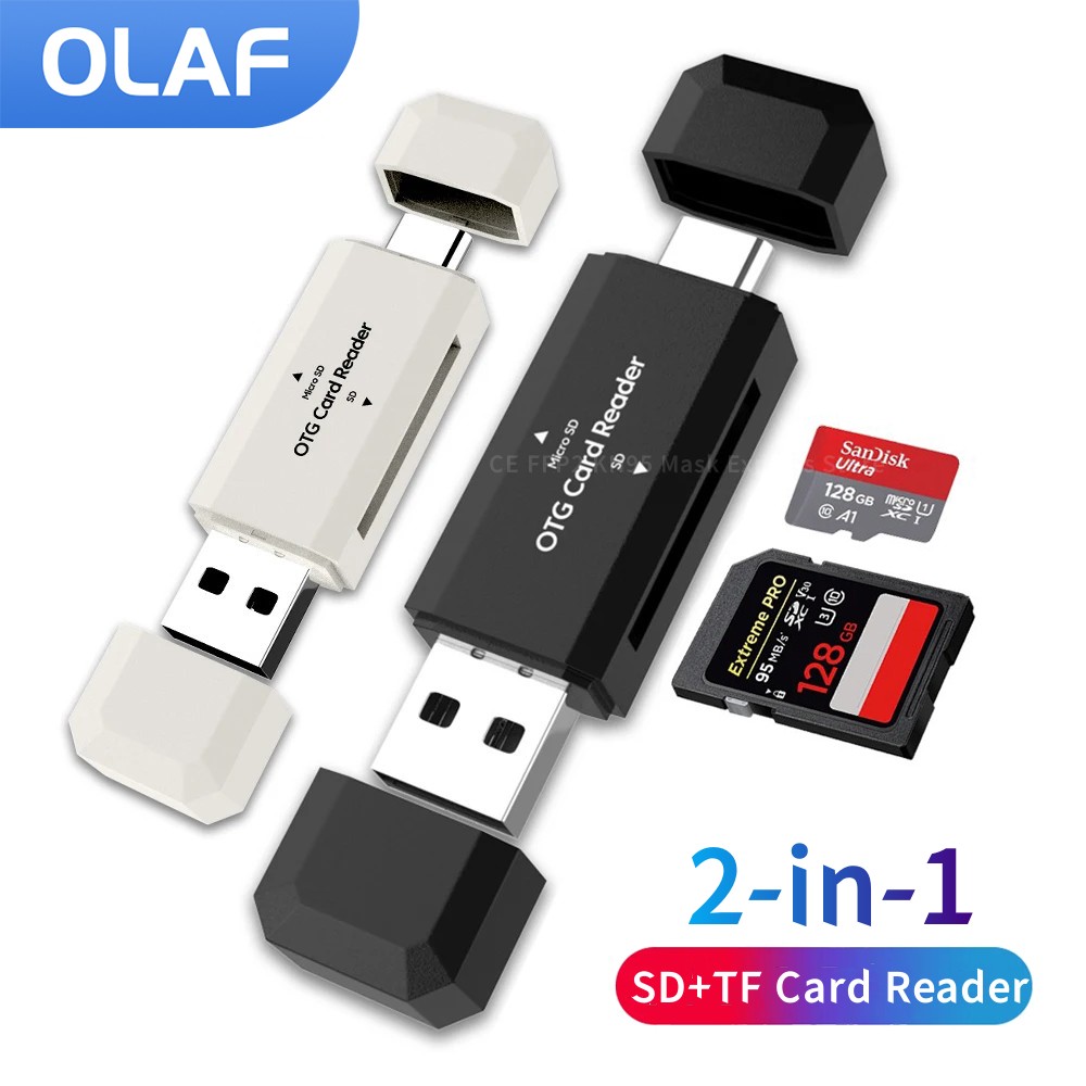 2-in-1 Type C SD TF-kaartlezer - Laptop Accessories For Programmers recensie en prijs