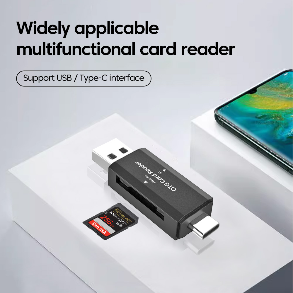 2-in-1 Type C SD TF-kaartlezer - Laptop Accessories For Programmers recensie en prijs