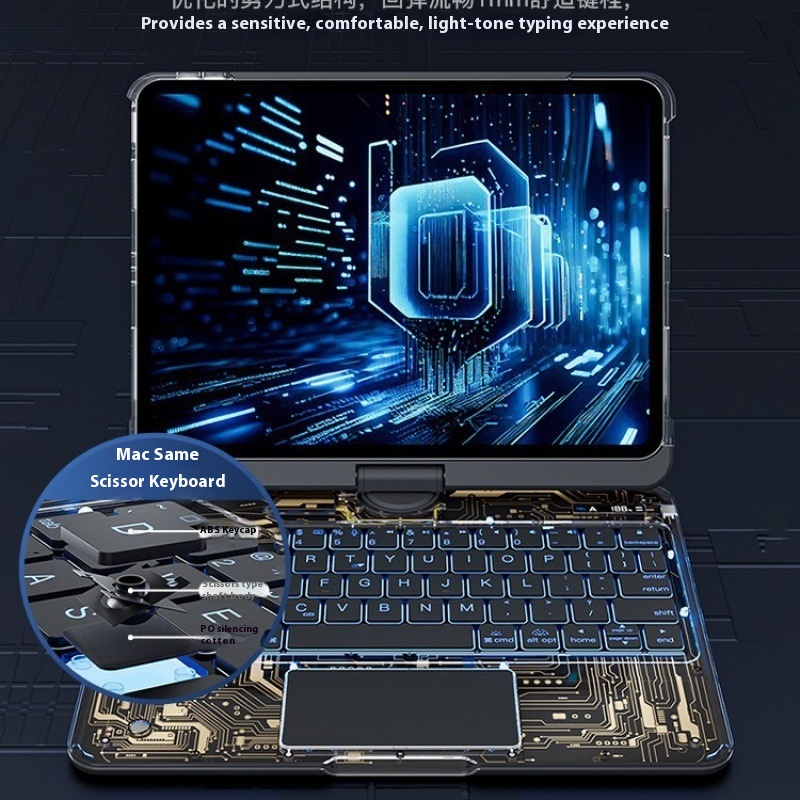 360 °   Draaibaar, verlicht dr - Laptop Accessories Keyboard Cover recensie en prijs