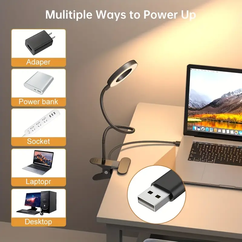 48 LED's Clip-on Bureaulamp 36 - Laptop Accessories Light recensie en prijs
