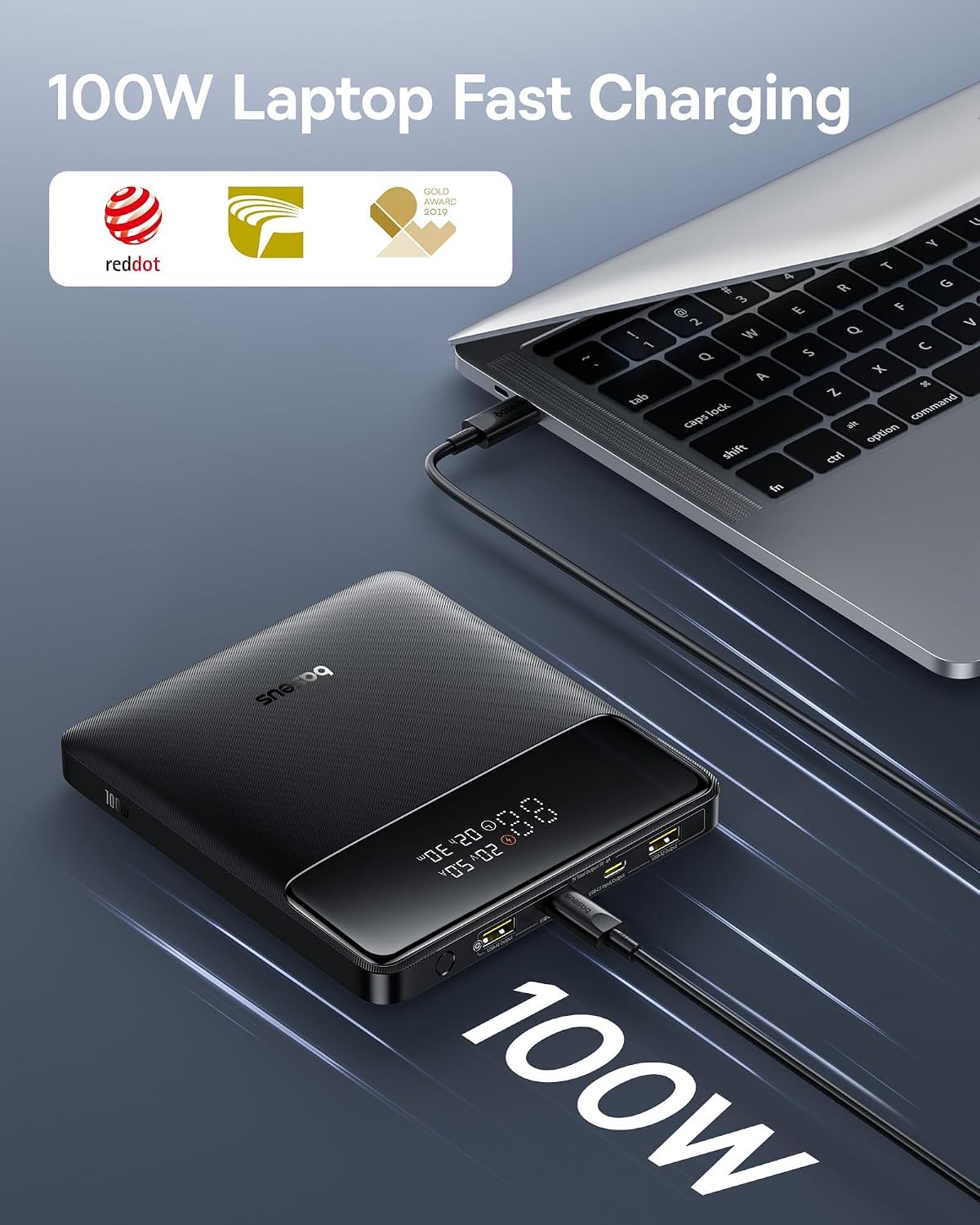 Baseus Laptop Draagbare Oplade - Laptop Lock Cable recensie en prijs