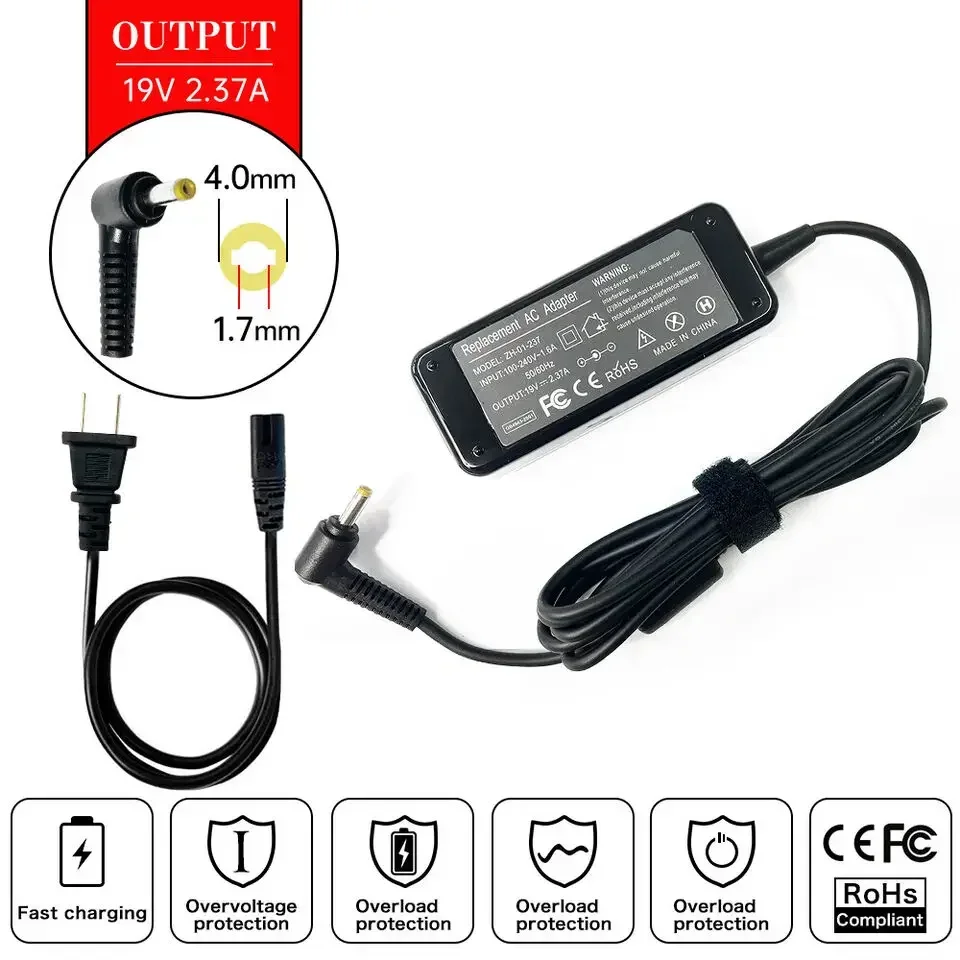 19 V 2.37A 45 W 4.0mm * 1.7mm  - Laptop Accessories Shop recensie en prijs