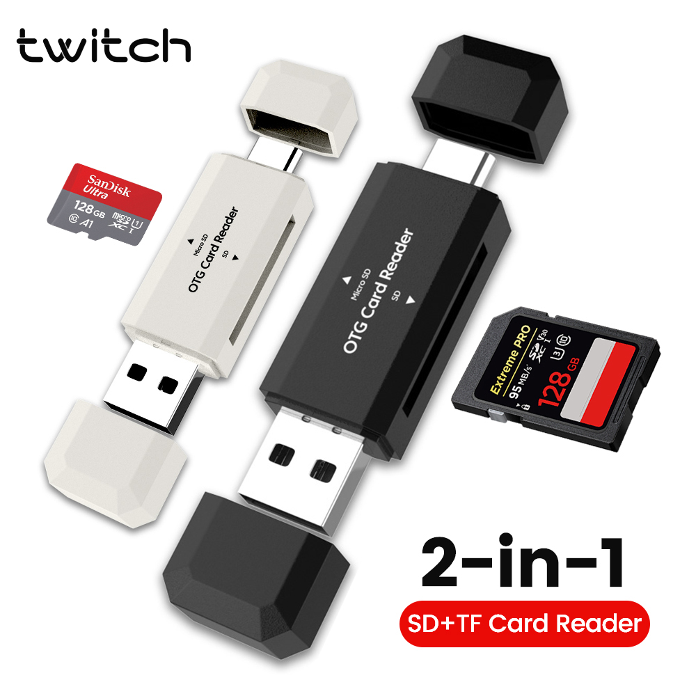 2-in-1 Type-C SD TF-kaartlezer - Laptop Accessories For Programmers recensie en prijs