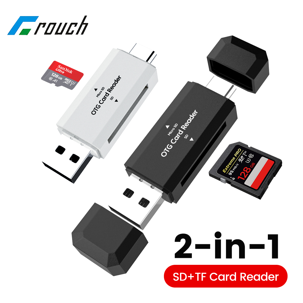 2-in-1 USB2.0 Kaartlezer SD TF - Laptop Accessories For Programmers recensie en prijs